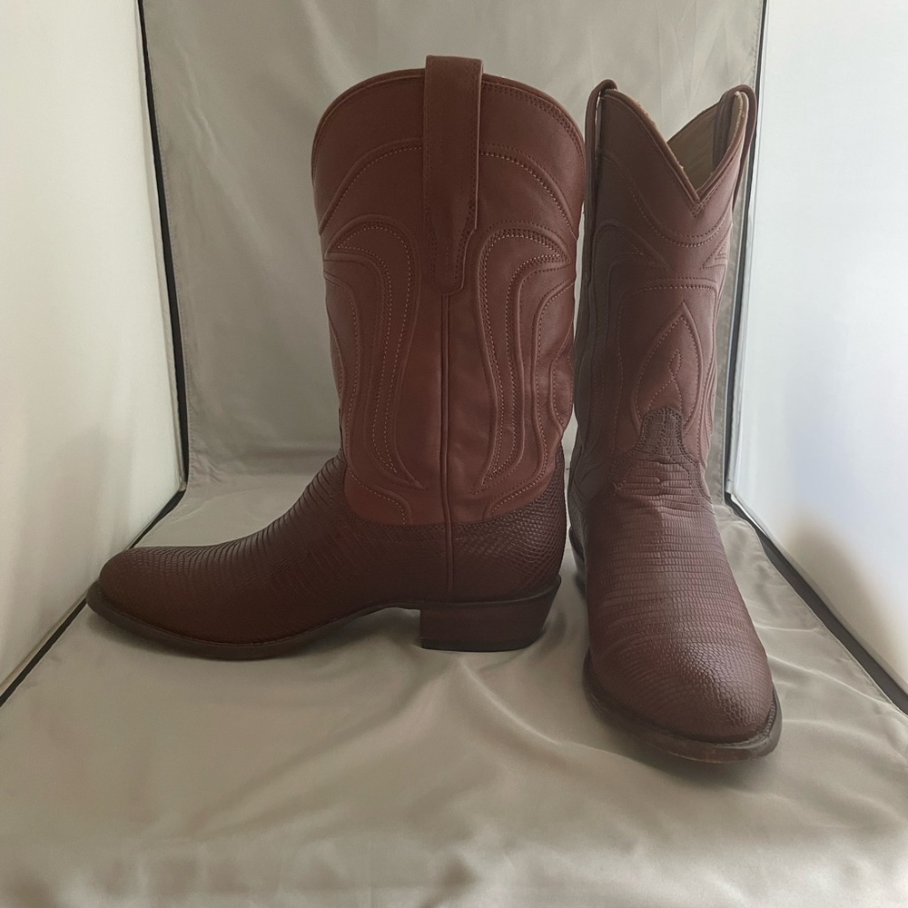 Tecovas Hand Made Boots genuine leather and lizard boots